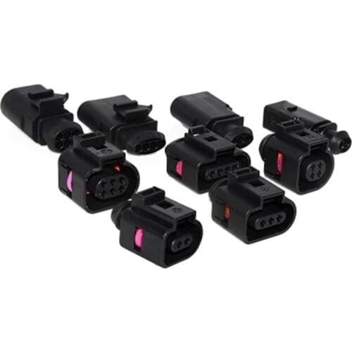 1SET/5SET 2P/3P/4P/4P Round/6P/8P/10P pins 1.5 series For AUDI VW automotive coil Extension adapter electrical wires connector