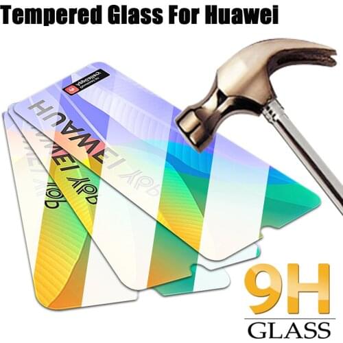 1-3PCS Screen Protector For Huawei Y6P 2020 Pro 2019 Prime 2019 Safety Glass For Huawei y7 prime 2019 pro 2019 Protective Glass