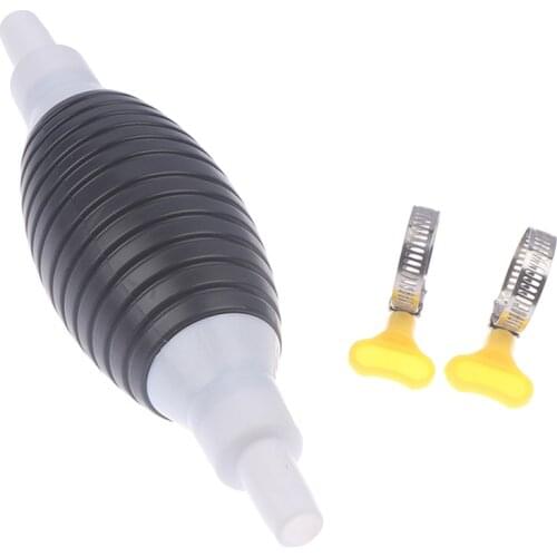 1pc PVC Car Fuel Tank Sucker Oil Transfer Car Fuel Pump Petrol Diesel Liquid Manual Pump Syphon Fuel Saver Car Fuel Gas Pump