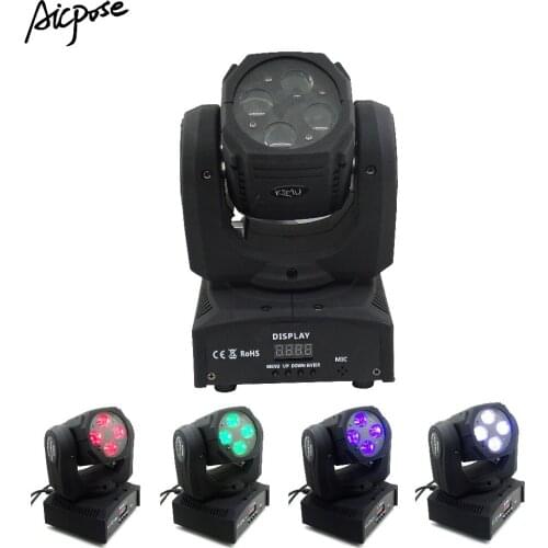 4x10W Super Beam Lights 40W Moving Head Mini LED Beam Lights Perfect For DJ Disco Party Wedding Shows Stage Light