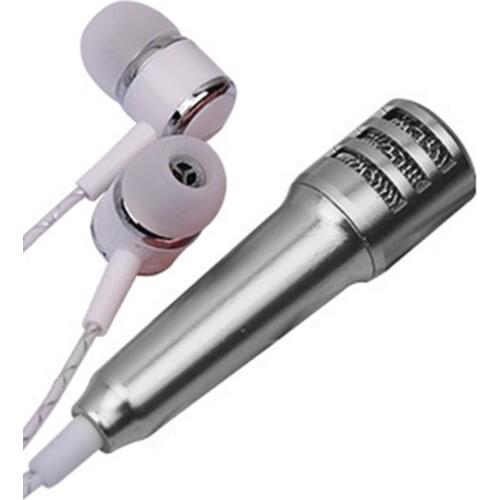 50% Hot Sales TPE Portable Mini Handheld Microphone Speaker Mic Player with 3.5mm Interface for Smartphone Laptop PC