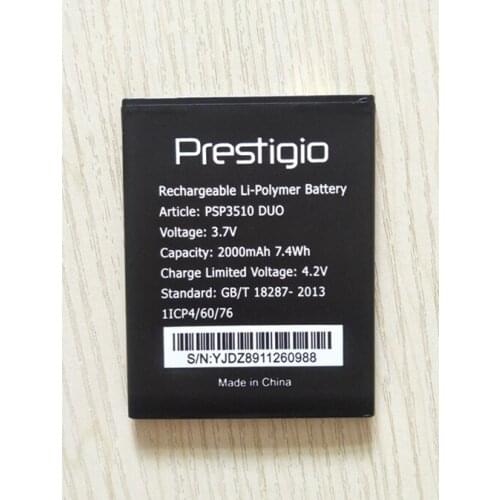 B-TAIHENG New High Quality 2000mAh PSP3510 DUO battery For Prestigio Wise G3 PSP3510 DUO phone battery