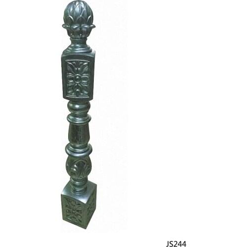 Freeshipping 1200mm JS244 Column Customade Floor Mount Newel Handrail Armrest Post Pillar Pole for Staircase