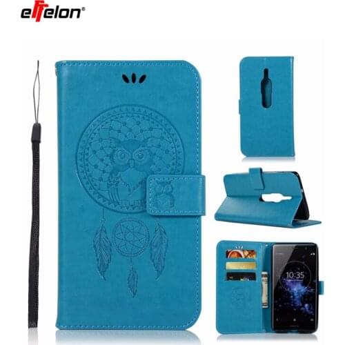 New For Sony Xperia XZ2 Premium Case Flip Luxury Wallet PU Leather TPU Silicon Kickstand Cover For Sony XZ2 Premium With Magnet