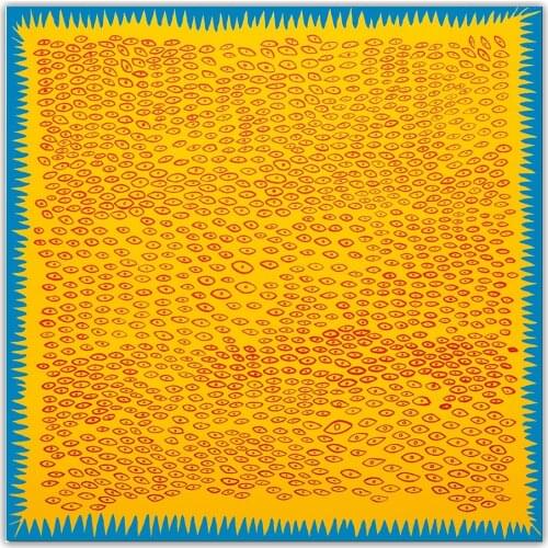Holover Yayoi Kusama"Fear Of Death, 2008"Modern Art Canvas Oil Painting Western Art Decor Poster Wall Home Aesthetic Decoration