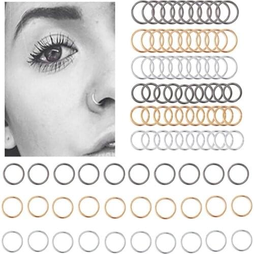 Exquisite Trend Of European And American Women 60 Creative Nose Nails Human Body Piercing Nose Rings Nose Ring Jewelry Gifts
