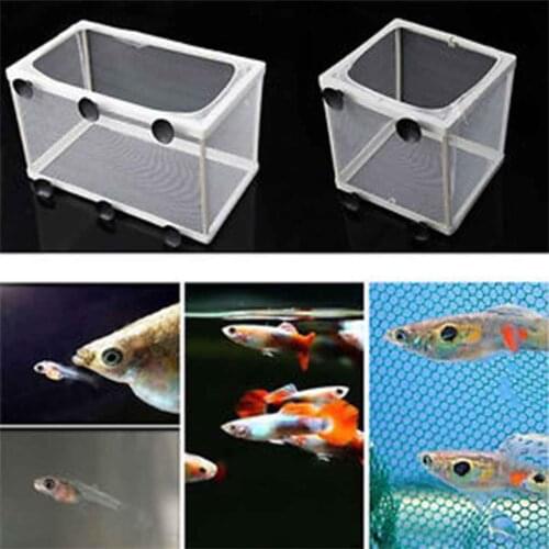 1PC Injured Fish Breeding Incubator Net Hanging Fish Hatchery Isolation Box For Aquarium Accessory Separate Isolation Supplies