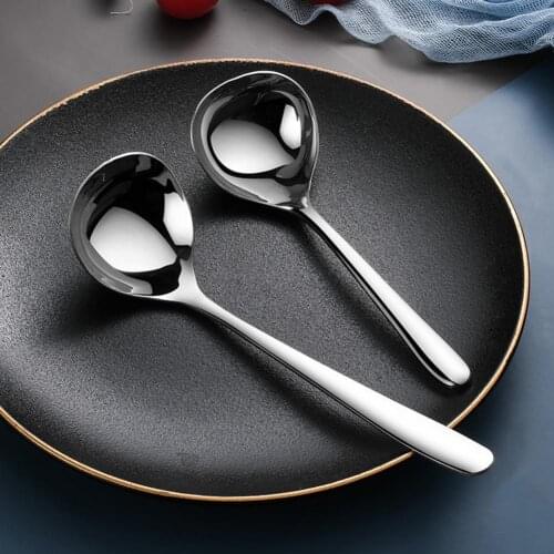 Creative Stainless Tablespoons Steel Long Handle Ice Coffee Tea Multifunction Spoon Kitchen Gadgets Tableware Utensils