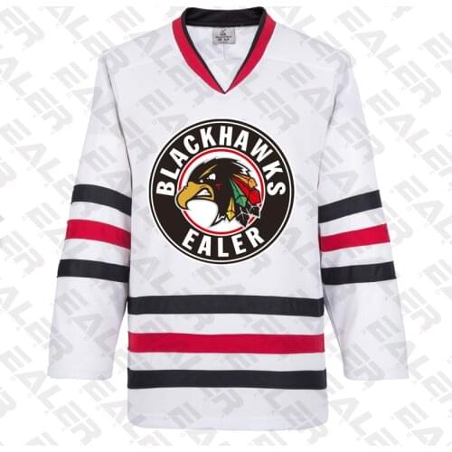 Cool hockey Chicago ice hockey jerseys in stock E009