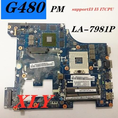 La-7981p is suitable for Lenovo G480 notebook motherboard HM76 GT610M 1G DDR3 QIWG5100%test work