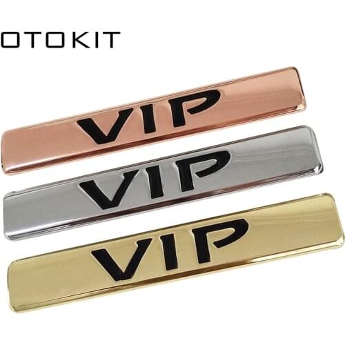Motorcycle Metal VIP Emblem Badge Decal Car Sticker for Teana Peugeot Bmw Ford Focus KIA MAZDA TOYOTA HONDA Car Side Decoration