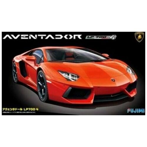 Fujimi Plastic Assembly Car Model 1/24 Scale Lamborghini Aventador LP700 Adult Collection DIY Assembly Kit 12397