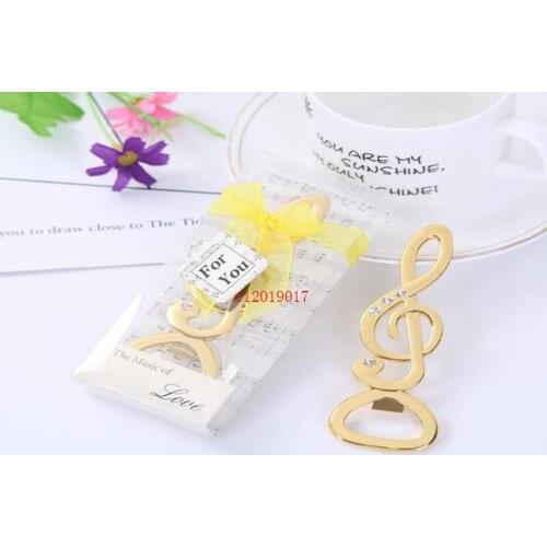 New personality creative notes with diamond beer bottle opener wedding supplies back gift promotion small gifts