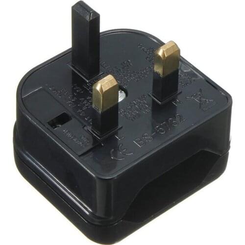 2019 New 1Pc European Euro EU 2 Pin to UK 3Pin Power Socket Travel Plug Adapter Converter Electrical Equipment