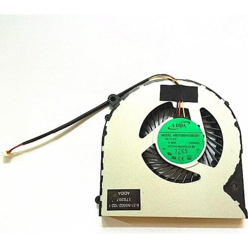 Original New CPU Cooling cooler fan for Clevo W350DW F57 m510D1 F57 F57-D5R D1 D1T D2 D3 D2R