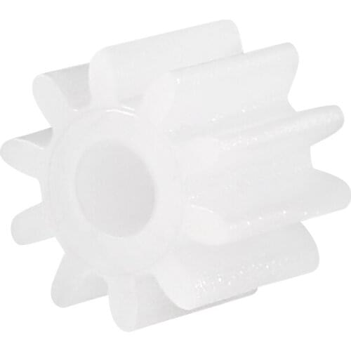 Uxcell 50Pcs 092A Plastic Gear Toy Accessories with 9 Teeth for DIY Car Robot Motor