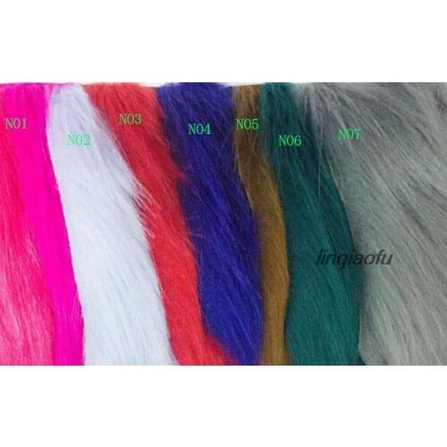 Factory direct sales 5-6 cm imitation fox fur fabric, artificial plush garment fabric