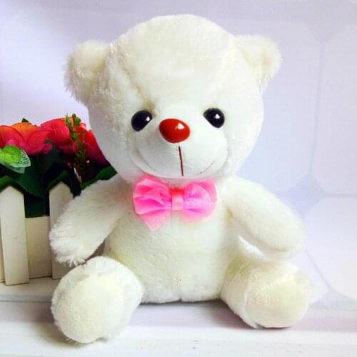 LED Light Music Bear Animal Plush Soft Doll Stuffed Toy Cushion Pillow Kids Gift Cute Children Toys Birthday Gift