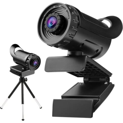 Webcam HD Desktop Laptop PC Web Camera 1080P with Microphone USB Plug and Play Teaching Live Conference Computer Cameras HD1080P