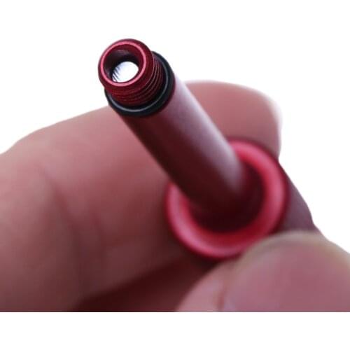 Bicycle Rear Shock Absorber Pump Valve Adapter Valve Core Lengthen Aluminum Alloy MTB Bike Parts Repair Tools Replacement
