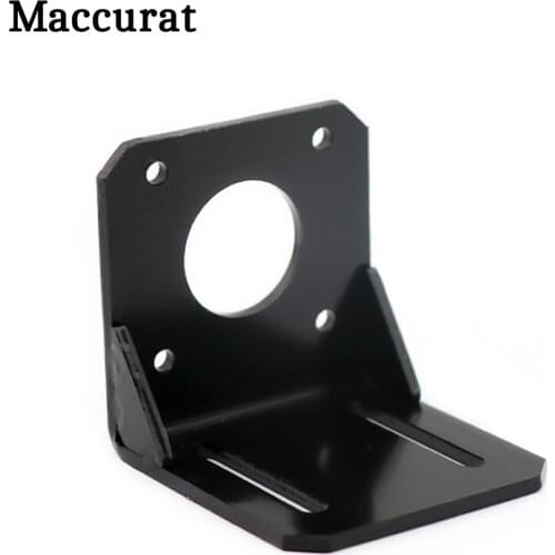 Maccurat 1PC NEMA 17 Motor Bracket Mount Stepper Motor Bracket 3D Printer Motor Support 3D Printer Parts 42mm Alloy Steel Holder