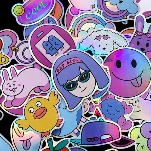 20 Pcs Sweet Cool Cartoon Animal Kawaii Stickers Cute Decal Craft Stickers Scrapbooking Diy Kawaii Diary Planner