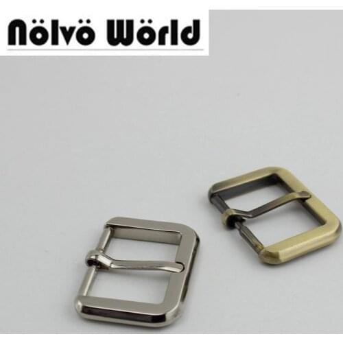 50pcs Inner 25mm High quality Polished silver color turnbuckle zinc alloy square pin buckle bags/belts buckles