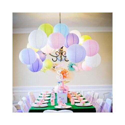 6" 15cm Round Chinese Paper Lantern Baby Showe Birthday Wedding Christmas Halloween Party Decoration Lampion Hanging Paper Balls