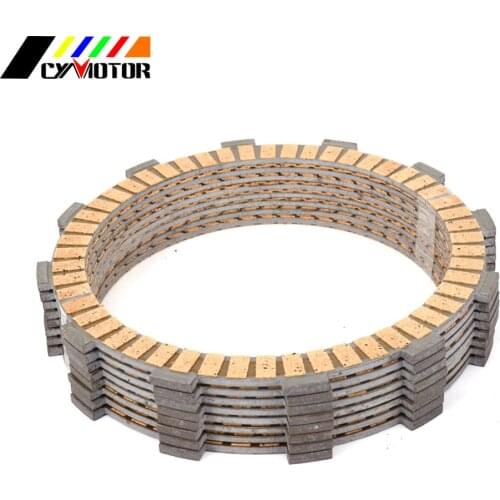 8PCS Motocycle Clutch Friction Plates Disc Set For HONDA VT1300CR VT1300CRA VT VTX 1300 1800 CS CSA CT CTA CX C R S T C N R CXA