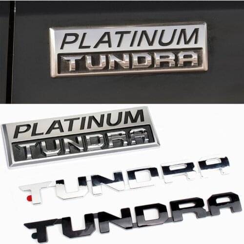 ABS Auto Side Tail Sticker for Toyota Tundra Platnum 1794 Edition 4X4 Letter Emblem 3d Exterior Nameplate Pickup New Refitting