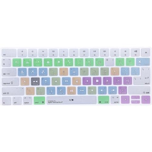 For Apple Macbook Air 13 15 Pro 13 Retina Keyboard Screen Skin Cover New Music Logic Pro X Shortcut