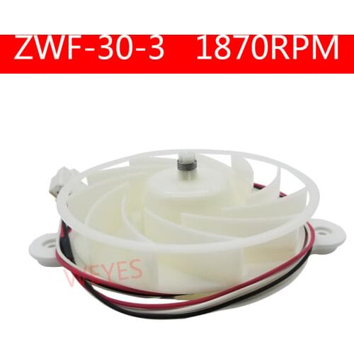 NEW for Refrigerator parts fan fan motor ZWF-30-3 DC12V 2.5W 1870RPM 3-wire cooling fan