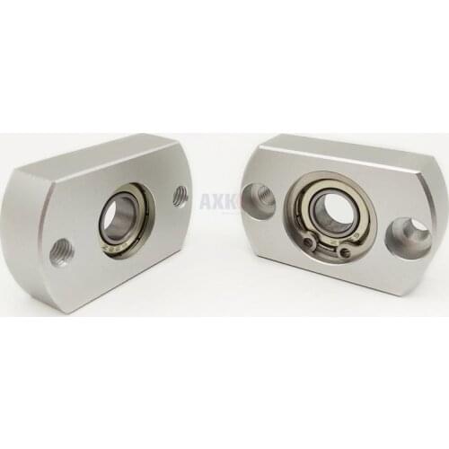 1PC Compact Trimming Flange Bearing Alloy Arrange Ushering Bearing Housings Support Fixed CNC Parts BACA BGCAB d20-d35 6007ZZ