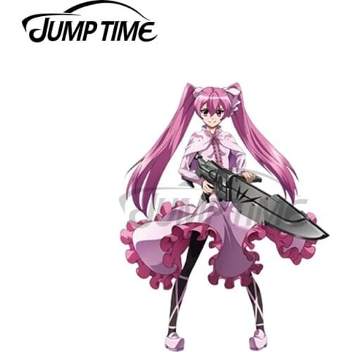 JumpTime 13 x 4.6cm For Mine Akame ga Kill! Car Sticker Creative Refrigerator Decal Personality Waterproof Vinyl Car Wrap