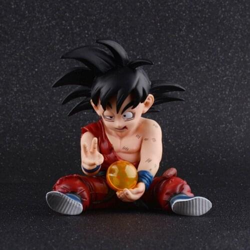9CM Classic Anime Dragon Ball Final Victory Sitting Monkey Monkey Boxed Model Decoration Toys Action Figure Doll Childrens Gifts