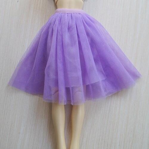 BJD DOLL Purple Dress Skirt Outfits Clothing For 1/4 17" 1/3 24" Tall Female MSD SD13 DK DZ AOD DD Doll Wear
