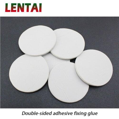 LENTAI For Mercedes benz w204 w203 Volkswagen polo golf 4 Land Rover 1Set Round Seamless Strong Double-Sided Tape Car Stickers