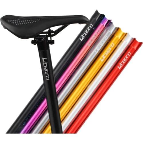 Litepro Folding Bike CNC 412 Seatpost UltraLight 33.9 * 600mm Bicycle Plum Seat Tube For Dahon Ynhon