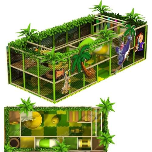 Small indoor playground structure equipment YLW-IN181209