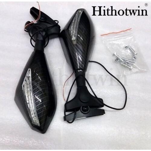 Motorcycle Rearview Mirror with turning light For Kawasaki For SUZUKI for HONDA for YAMAHA