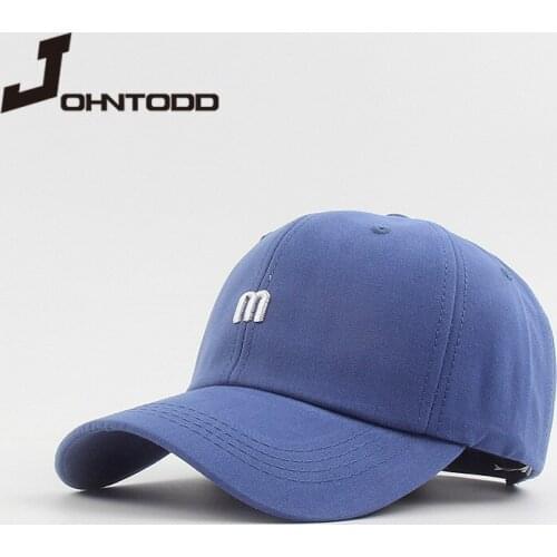 Mens Womens M Ltter Daddy Hat Solid Black Baseball Cap Cotton Unstructured Fashion Unisex Daddy Hat Hat Bones Garros woman