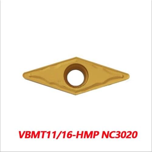 Original VBMT VBMT110304-HMP NC3020 VBMT160404 VBMT160408 Carbide Insert Blades 100% Korean Imports Used For Steel Processing