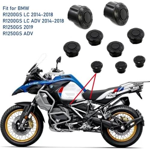 Motorcycle Frame Hole Cover Caps Plug Decor Frame Cap Set for BMW R1200GS LC R 1200 GS Adventure ADV R1200GSA 2013-2019