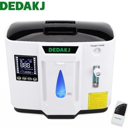 DEDAKJ DE-1A 1L-7L portable oxygen concentrator low operation noise oxygen generator home care oxygene machine