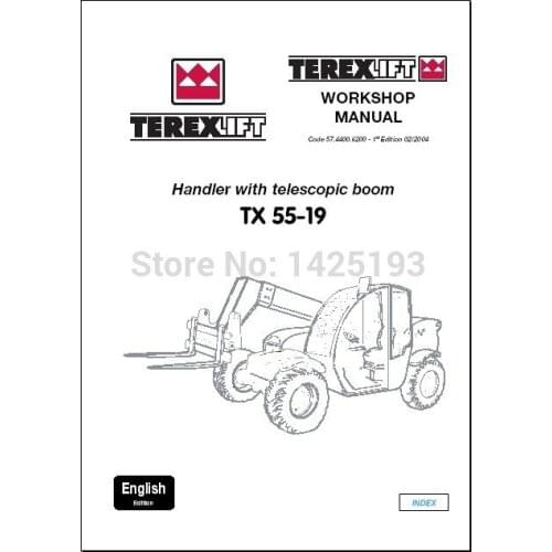 Lifts Workshop Manual and Parts Manuals forTEREX