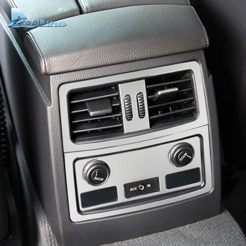 Airspeed for BMW E60 2005-2010 Car Rear Air Conditioning Outlet Vents Frame Cigarette Lighter Decorations 5 Series Accessories
