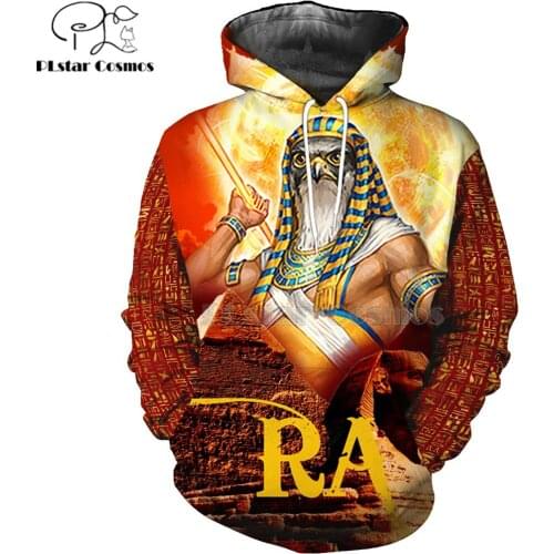 Mysterious retro ancient Horus Egypt goddess Pharaoh totem 3d hoodies/Sweatshirt Winter autumn funny long sleeve streetwear-25