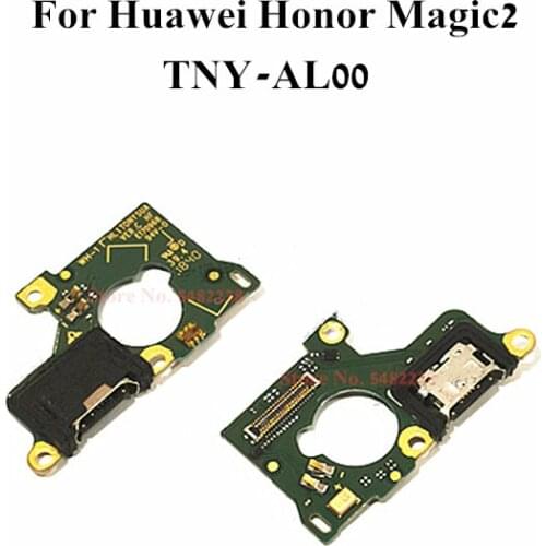 100% Original USB Charging Port Dock Flex Cable For Huawei Honor magic2 TNY-AL00 Charge Plug With Microphone Board Connector
