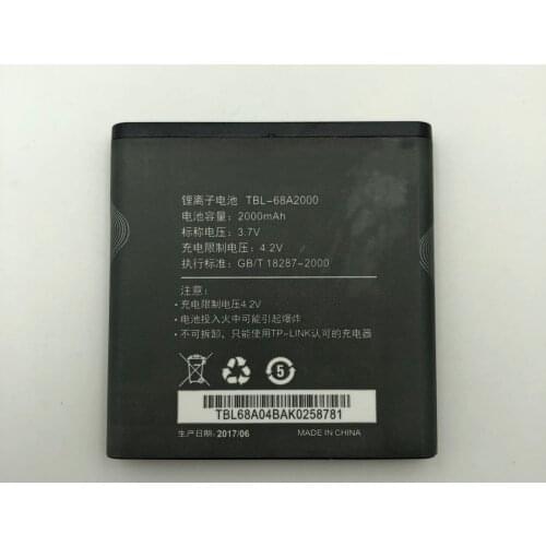 High Quality 2000mAh TBL-68A2000 Battery For TP-LINK TL-MR11U TL-MR3040 wifi mifi battery