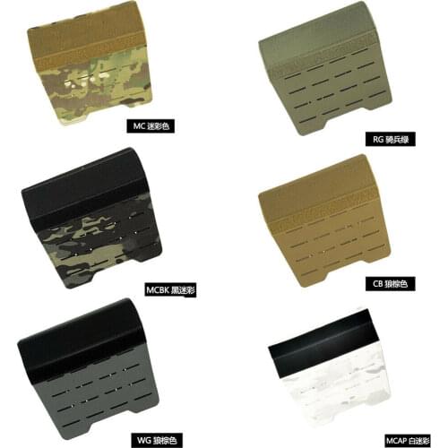 Outdoors Double Side Abdominal Molle Panel Hook Loop Protective Plate for Tactical Vest